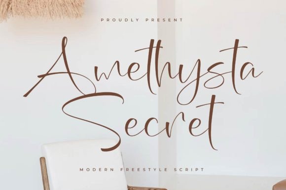 Amethysta Secret: A Luxurious Script Font