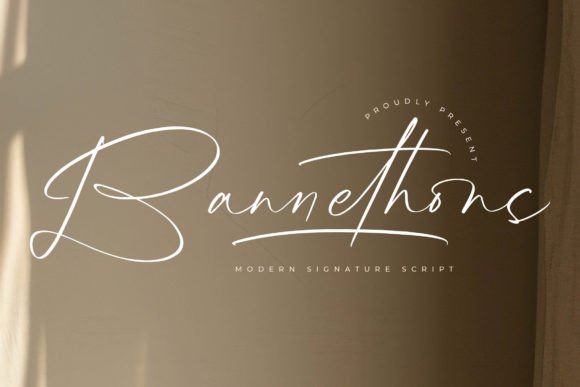Bannethons: A Luxurious Script Font