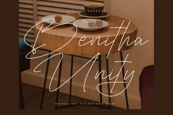 Benitha Unity: A Luxe Script Font for Makers