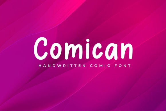 Comican: A Handwritten Font for Creative Makers
