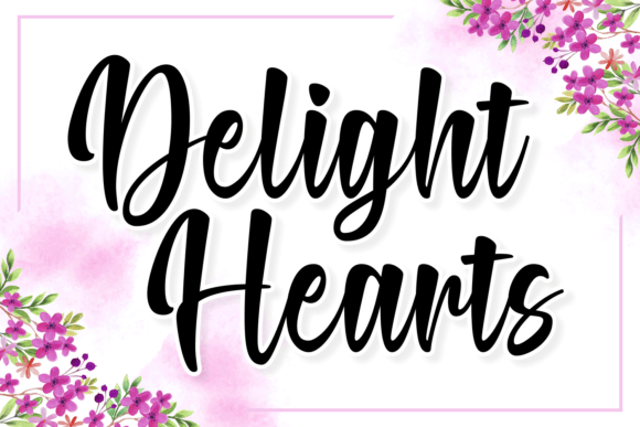 Delight Hearts Font Review