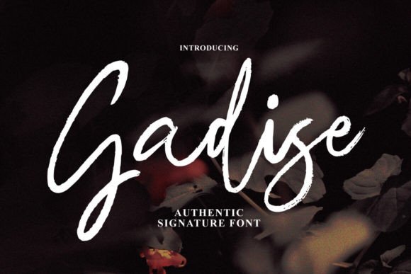 Gadise: A Handmade Font for Creative Makers