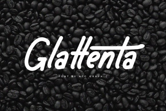 Glattenta: A Minimalist Handwritten Font
