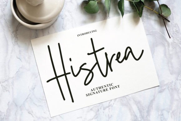 Histrea: A Font That Speaks Volumes