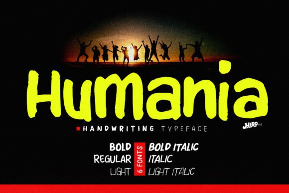 Humania: A Quirky Handwritten Font