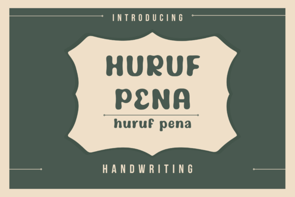 Huruf Pena: A Vintage Script for Web Design