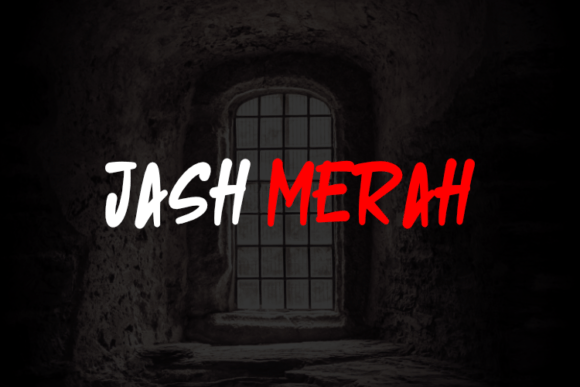 Jash Merah: A Stylish Script Font