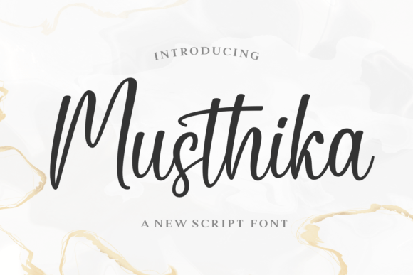 Musthika Font: Elegant Script for Business
