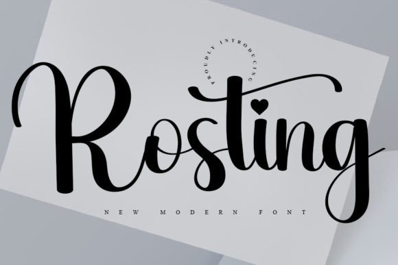 Rosting: A Stylish Script Font
