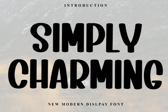 Simply Charming Font for Festive Design