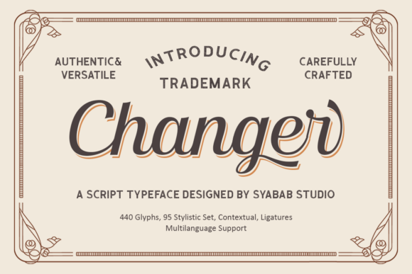 Ss Changer: Vintage Script Font