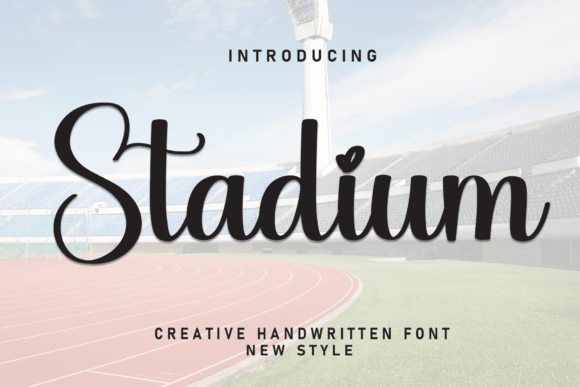 Stadium: A Handwritten Font for Creative Projects