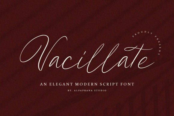 Vacillate: A Warm Handwritten Font